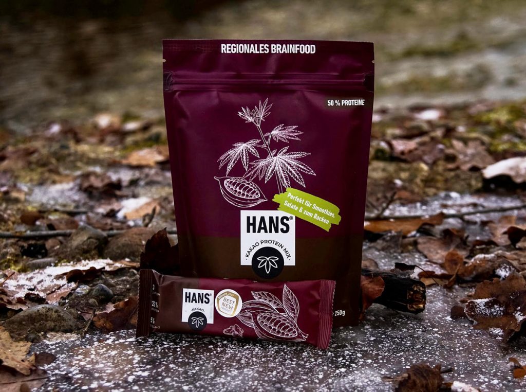 HANS Brainfood Kakao Riegel Protein