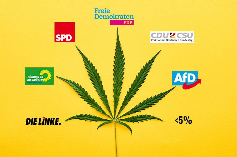 Superwahljahr 2021 – So stehen die neuen Spitzenkandidaten zu Cannabis