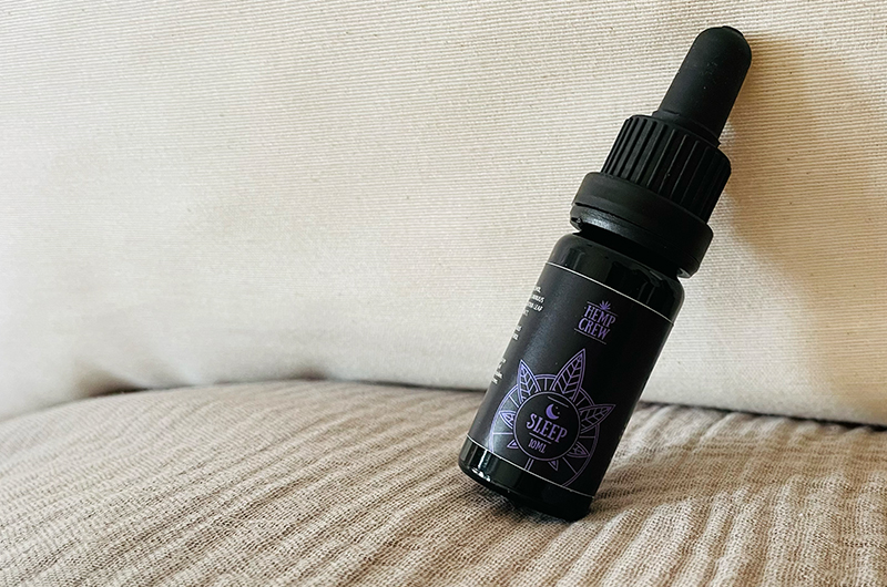 Das neue Sleep Oil von HempCrew mit CBD, CBN und Melatonin