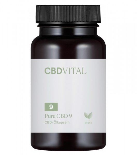 CBD Kapseln - Pure CBD 9 Kapseln - CBD Vital