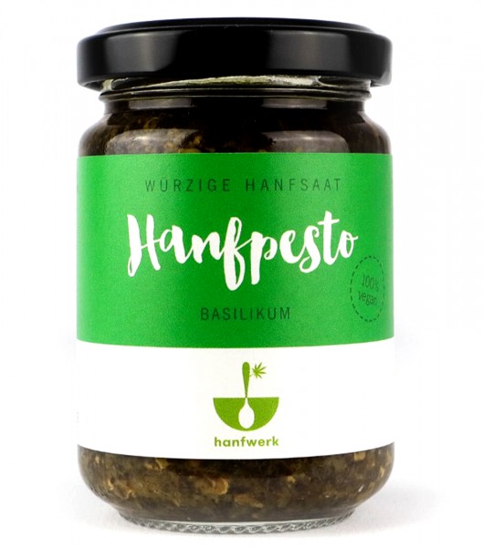 Hanfpesto Basilikum - Hanfwerk | Hanf-Food Pesto