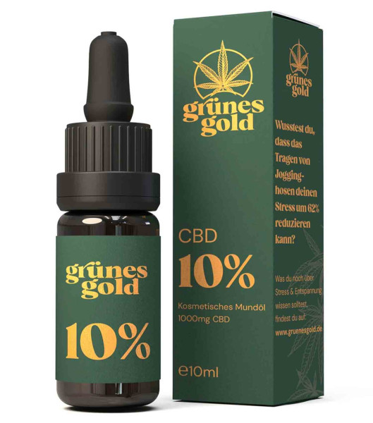 CBD Öl 10% - Grünes Gold