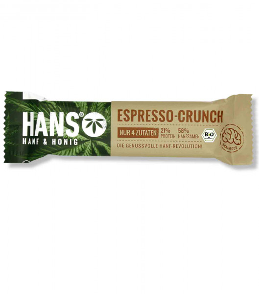 Bio-Hanfriegel Espresso Crunch - HANS Brainfood