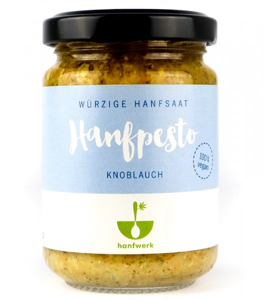 Hanfpesto Knoblauch - Hanfwerk | Hanf-Food Pesto