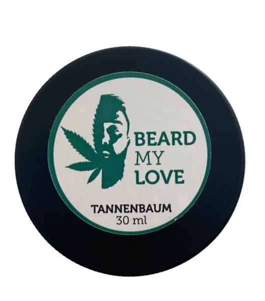 beard my love hanf cbd bart pflege haare tannenbaum 30ml balm 